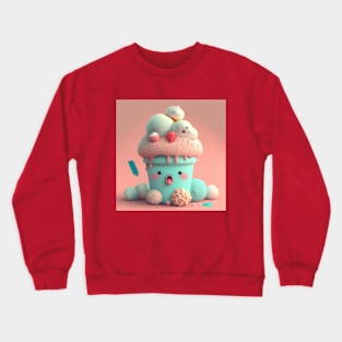 kawaii ice cream gift ideas Crewneck Sweatshirt